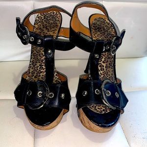 Guess buckle heels
